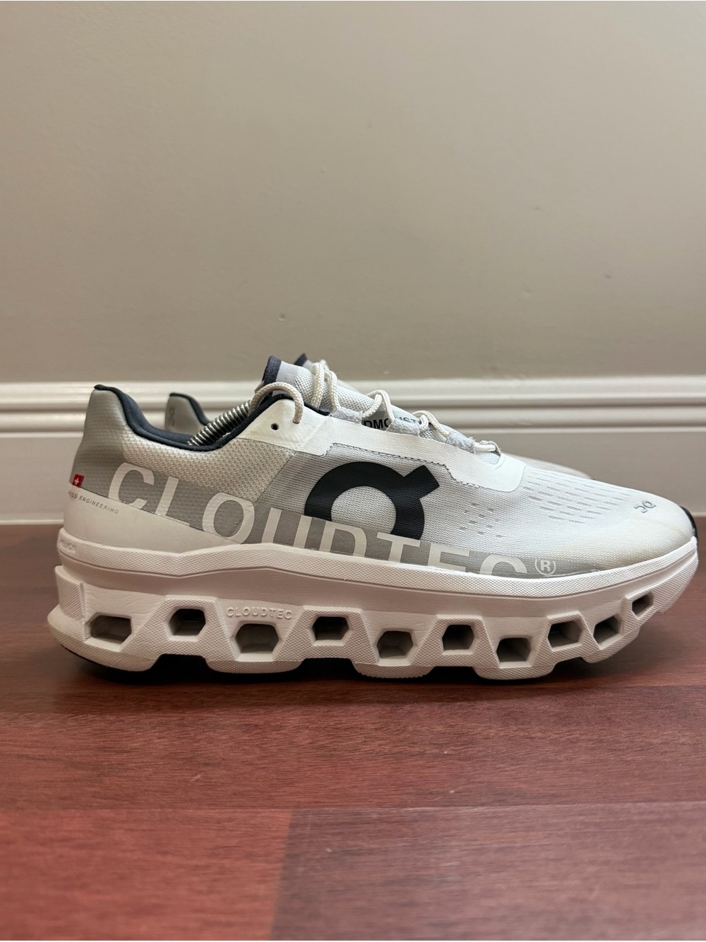 On Running Cloudmonster All White Men's 11.5